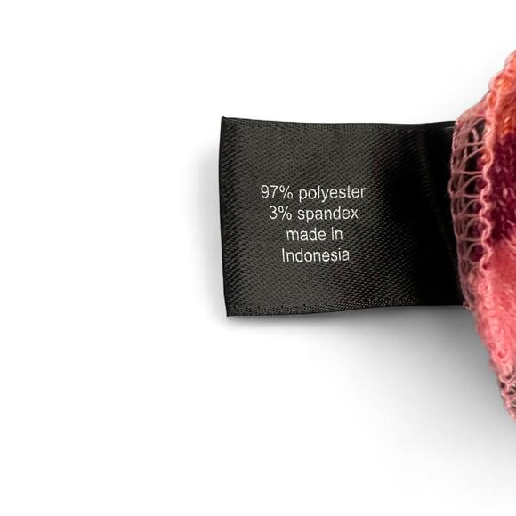 Lane Bryant Women's Boatneck Tee With Side Drawstring 26/28 Gray Pink Stripe - Picture 11 of 13